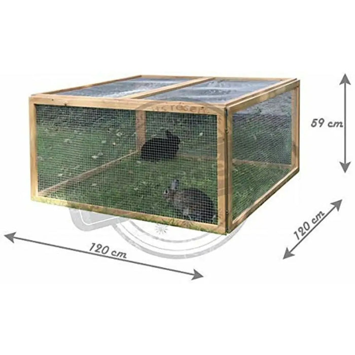 Cage Kerbl 120 x 59 cm Cardboard - Домашни Животни<<<Дом Градина<<<BigBuy&&&Пътуване и разходки<<<Домашни Животни<<<Дом