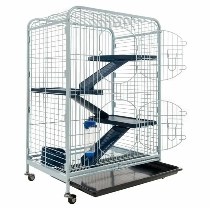 Cage Tyrol 205594 Rodents With wheels Plastic 64 x 44 x 93 cm - Домашни Животни<<<Дом Градина<<<BigBuy&&&Пътуване и