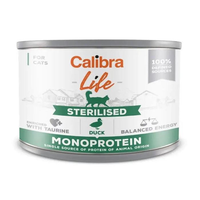 CALIBRA Cat Life Sterilised Duck - wet cat food - 200g - Wet foodDLK-KAM<<<For the catDLK<<<ActionPL