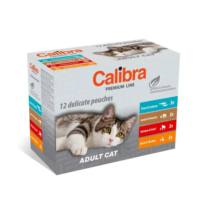CALIBRA Cat Premium Adult - wet cat food - 12x100g - Wet foodDLK-KAM<<<For the catDLK<<<ActionPL