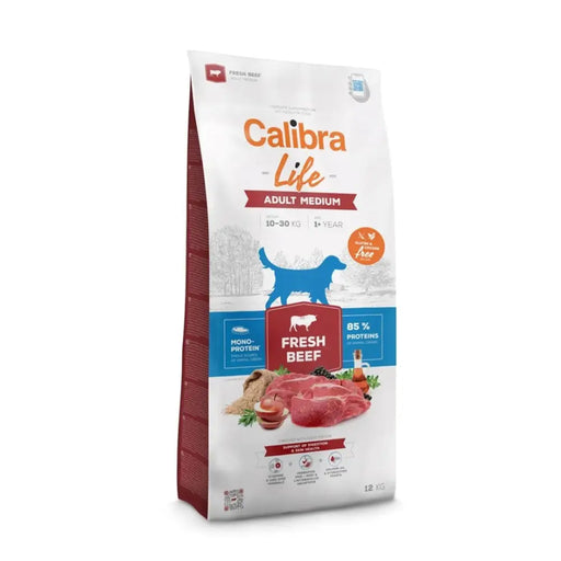 CALIBRA Dog Life Adult Medium Fresh Beef - dry dog food - 12kg - Dry foodDLP-KAS<<<For the dogDLP<<<ActionPL