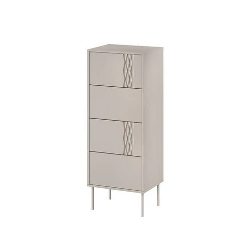 Cama 4S TRESSE chest of drawers 50x40x125 cashmere matt - Chests of drawers made of furniture