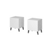 Cama Bedside table NOVA 44x40x52 white matt - Bedside tables made of furniture boardSZN-PME<<<Bedside