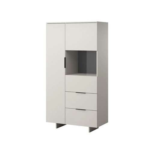 Cama Cabinet ALMA 90x41.5xH170 cashmere - Buffets and display cabinets on a wooden baseBIW-PDR<<<Buffets and shop