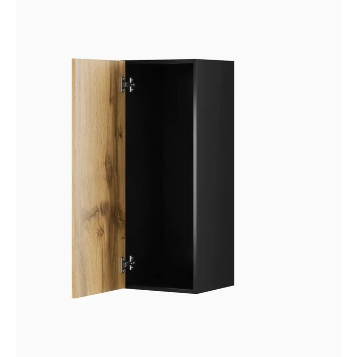 Cama cabinet VIGO ’90’’ full 90/35/32 black/wotan oak - Wooden shelvesRGA-DRE<<<ShelvesRGA<<<ActionPL