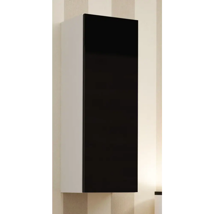 Cama Cabinet VIGO ’90’’ full 90/35/32 white/black gloss - Wooden shelvesRGA-DRE<<<ShelvesRGA<<<ActionPL
