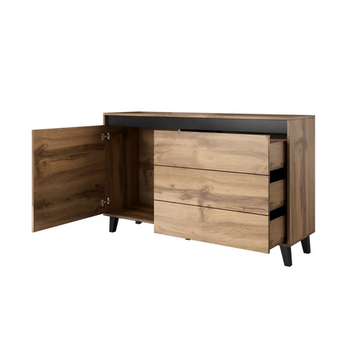Cama chest of drawers NORD wotan oak/antracite - Chests of drawers on a wooden baseKOY-DRP<<<ChestsKOY<<<ActionPL