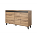 Cama chest of drawers NORD wotan oak/antracite - Chests of drawers on a wooden baseKOY-DRP<<<ChestsKOY<<<ActionPL