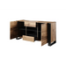 Cama chest of drawers WOOD wotan oak/antracite - Chests of drawers made of furniture boardKOY-ZPM<<<ChestsKOY<<<ActionPL