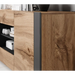 Cama chest of drawers WOOD wotan oak/antracite - Chests of drawers made of furniture boardKOY-ZPM<<<ChestsKOY<<<ActionPL