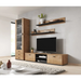Cama display cabinet SOHO S1 lefkas oak/black - Buffets and display cabinets on a wooden baseBIW-PDR<<<Buffets and shop