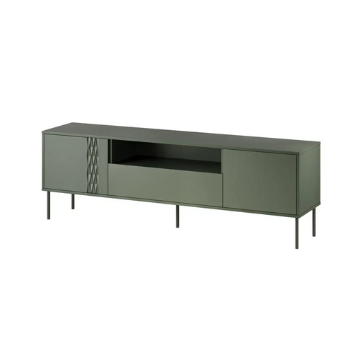 Cama EF TRESSE RTV Cabinet 180x40x54.5 matte green - TV cabinets made of furniture boardSTV-ZPM<<<TV