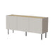 Cama FELLINI chest of drawers 150x40x70 cashmere + oiled oak top - Chests of drawers made of furniture