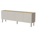Cama FELLINI chest of drawers 200x40x70 cashmere + oiled oak top - Chests of drawers made of furniture