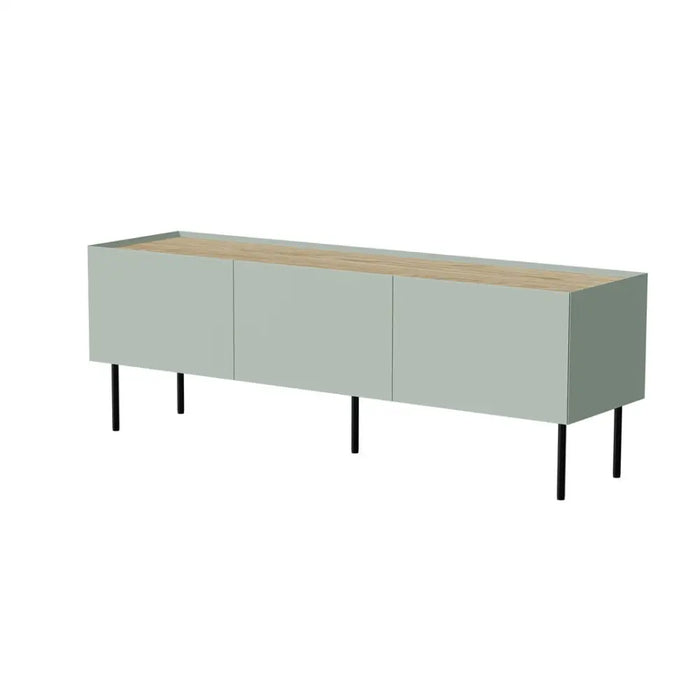 Cama FELLINI TV cabinet 150x40x52 olive + oiled oak top - TV cabinets made of furniture boardSTV-ZPM<<<TV