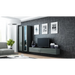 Cama Full cabinet VIGO ’180’ 180/40/30 grey/grey gloss - Wooden shelvesRGA-DRE<<<ShelvesRGA<<<ActionPL
