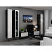 Cama Full cabinet VIGO ’180’ 180/40/30 white/black gloss - Wooden shelvesRGA-DRE<<<ShelvesRGA<<<ActionPL
