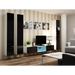 Cama Full cabinet VIGO ’180’ 180/40/30 white/black gloss - Wooden shelvesRGA-DRE<<<ShelvesRGA<<<ActionPL