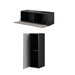 Cama full storage cabinet ROCO RO1 112/37/39 white/white/white - Wooden shelvesRGA-DRE<<<ShelvesRGA<<<ActionPL