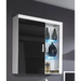 Cama hanging display cabinet SAMBA white/black gloss - Buffets and display cabinets on a wooden baseBIW-PDR<<<Buffets