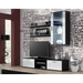 Cama hanging display cabinet SOHO white/black gloss - Buffets and display cabinets on a wooden baseBIW-PDR<<<Buffets