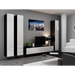 Cama Living room cabinet set VIGO 1 black/white gloss - Modern wall unitsMES-NOW<<<Wall UnitsMES<<<ActionPL