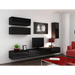 Cama Living room cabinet set VIGO 13 black/black gloss - Modern wall unitsMES-NOW<<<Wall UnitsMES<<<ActionPL