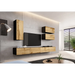 Cama living room cabinet set VIGO 13 black/wotan oak - Modern wall unitsMES-NOW<<<Wall UnitsMES<<<ActionPL
