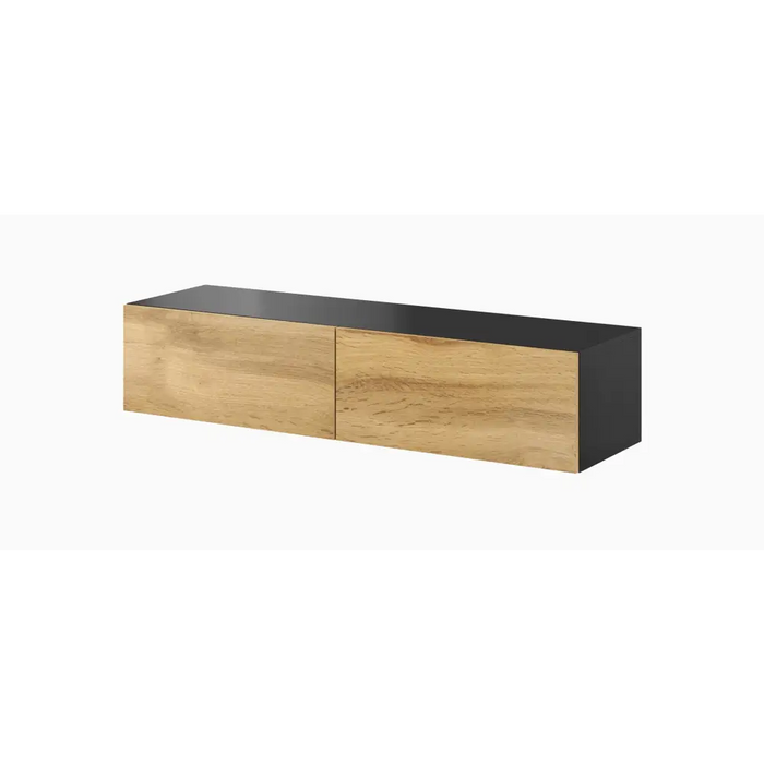 Cama living room cabinet set VIGO 13 black/wotan oak - Modern wall unitsMES-NOW<<<Wall UnitsMES<<<ActionPL