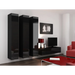 Cama Living room cabinet set VIGO 14 black/black gloss - Modern wall unitsMES-NOW<<<Wall UnitsMES<<<ActionPL