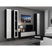Cama Living room cabinet set VIGO 15 black/white gloss - Modern wall unitsMES-NOW<<<Wall UnitsMES<<<ActionPL