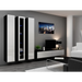 Cama Living room cabinet set VIGO 2 black/white gloss - Modern wall unitsMES-NOW<<<Wall UnitsMES<<<ActionPL