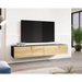Cama living room cabinet set VIGO 3 black/wotan oak - Modern wall unitsMES-NOW<<<Wall UnitsMES<<<ActionPL