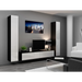 Cama Living room cabinet set VIGO 4 black/white gloss - Modern wall unitsMES-NOW<<<Wall UnitsMES<<<ActionPL