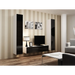 Cama Living room cabinet set VIGO 9 white/black gloss - Modern wall unitsMES-NOW<<<Wall UnitsMES<<<ActionPL