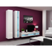 Cama Living room cabinet set VIGO NEW 5 white/white gloss - Modern wall unitsMES-NOW<<<Wall UnitsMES<<<ActionPL