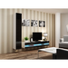 Cama Living room cabinet set VIGO NEW 9 white/black gloss - Modern wall unitsMES-NOW<<<Wall UnitsMES<<<ActionPL