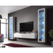 Cama Living room cabinet set VIGO SLANT 6 white/white gloss - Modern wall unitsMES-NOW<<<Wall UnitsMES<<<ActionPL