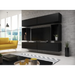 Cama living room furniture set ROCO 1 (4xRO1 + 2xRO4) black/black/black - Modern wall unitsMES-NOW<<<Wall