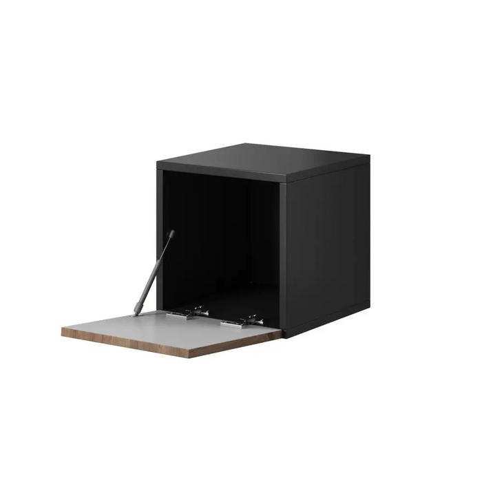 Cama living room furniture set ROCO 13 (RO1 + 3xRO5) black/black/white - Modern wall unitsMES-NOW<<<Wall