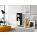 Cama living room furniture set ROCO 17 (2xRO3 + 2xRO6) black/black/white - Modern wall unitsMES-NOW<<<Wall