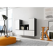 Cama living room furniture set ROCO 18 (4xRO3 + 2xRO6) black/black/white - Modern wall unitsMES-NOW<<<Wall
