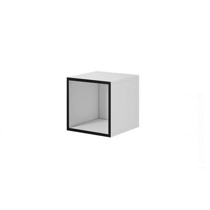 Cama living room furniture set ROCO 18 (4xRO3 + 2xRO6) white/black/white - Modern wall unitsMES-NOW<<<Wall