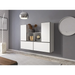 Cama living room furniture set ROCO 18 (4xRO3 + 2xRO6) white/black/white - Modern wall unitsMES-NOW<<<Wall