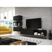 Cama living room furniture set ROCO 4 (RO1 + 2xRO3 + 2xRO4) black/black/black - Modern wall unitsMES-NOW<<<Wall