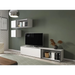 Cama living room furniture set ROCO 5 (RO1 + 2xRO4 + 2xRO5) white/black/white - Modern wall unitsMES-NOW<<<Wall