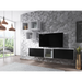 Cama living room furniture set ROCO 8 (2xRO3 + 4xRO6) white/white/black - Modern wall unitsMES-NOW<<<Wall