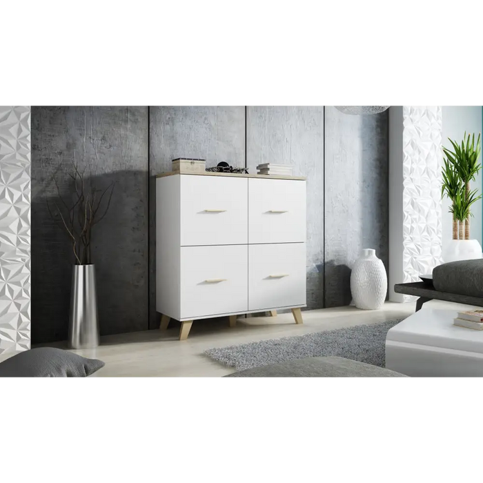 Cama living room set LOTTA 1 (RTV stand 160 + display cabinet 120 + sideboard 110) - Modern wall unitsMES-NOW<<<Wall
