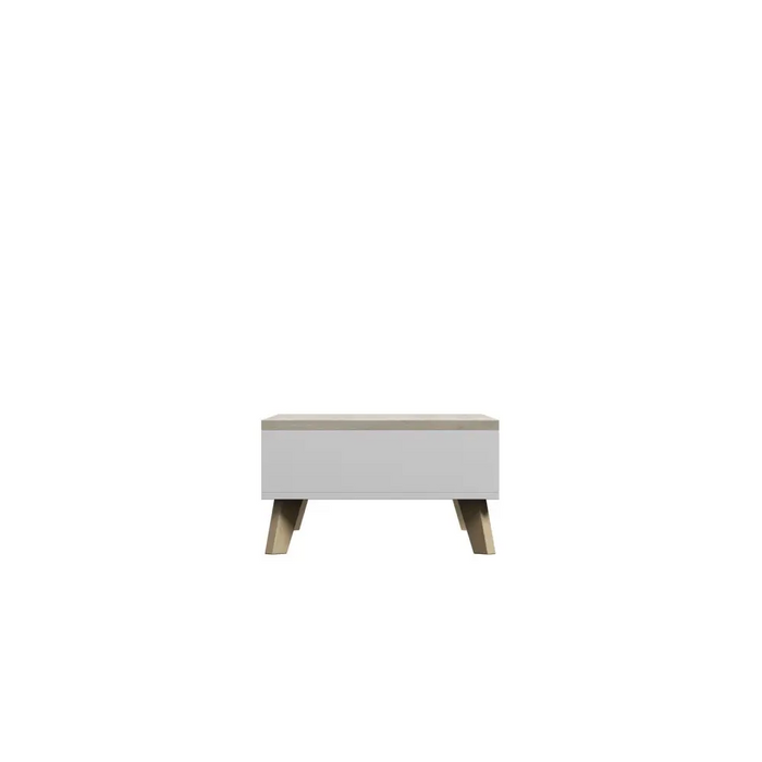 Cama LOTTA 110 coffe table white/sonoma oak - Wooden benches and tablesLIS-DRE<<<Benches and tablesLIS<<<ActionPL