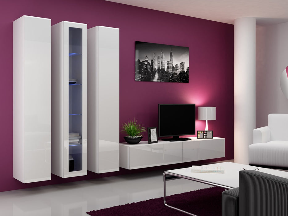 Cama Glass-case VIGO '180' 180/40/30 white/white gloss